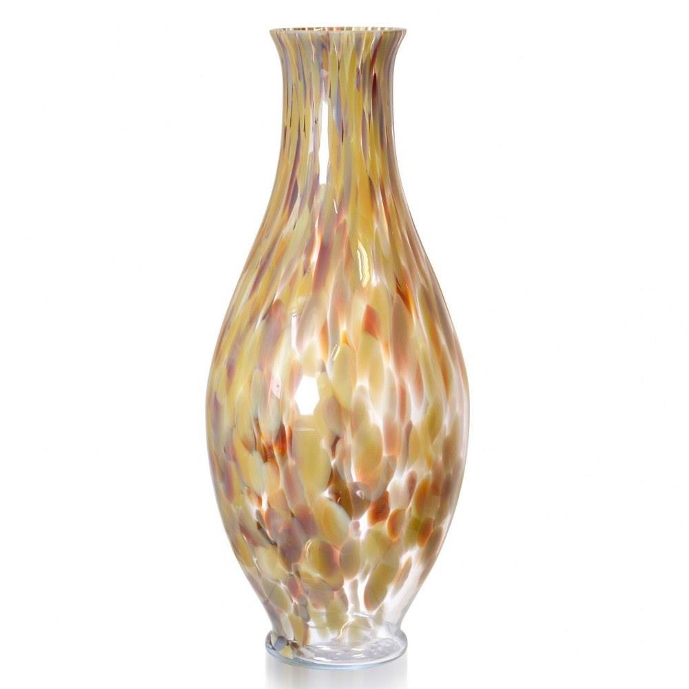 Firenze 8 Inch Glass Large Vase In Modern by Stylecraft - AIT10044DS