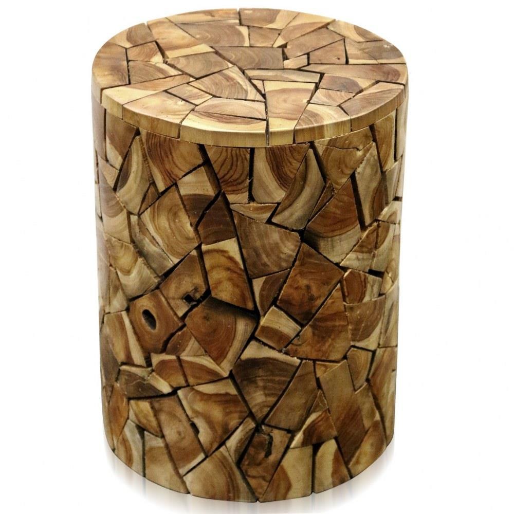 Asha Round Side Table 16 Inch Tall and 12 Inch Wide by Stylecraft - IAF101632DS