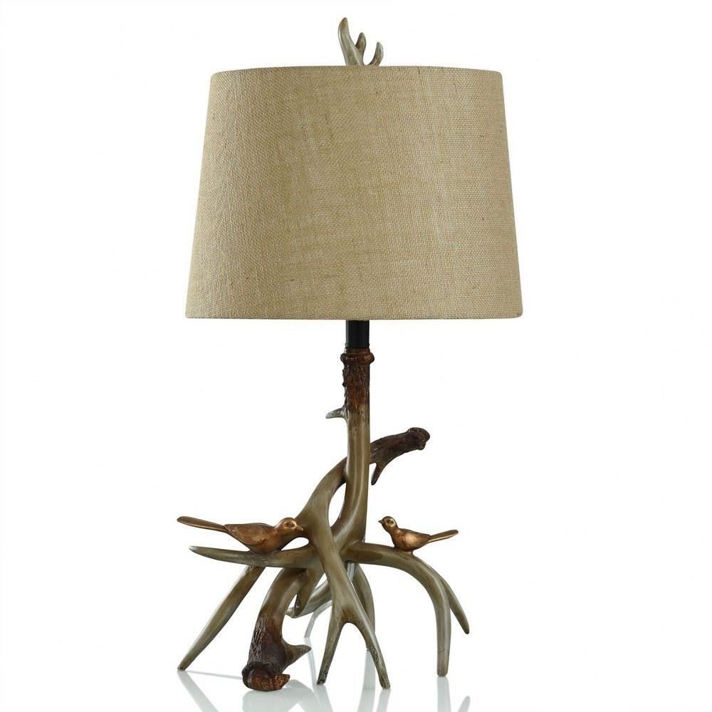 Antler Lodge 1 Light Table Lamp In Country Style 27 x 14 x Stylecraft - KHL210731DS