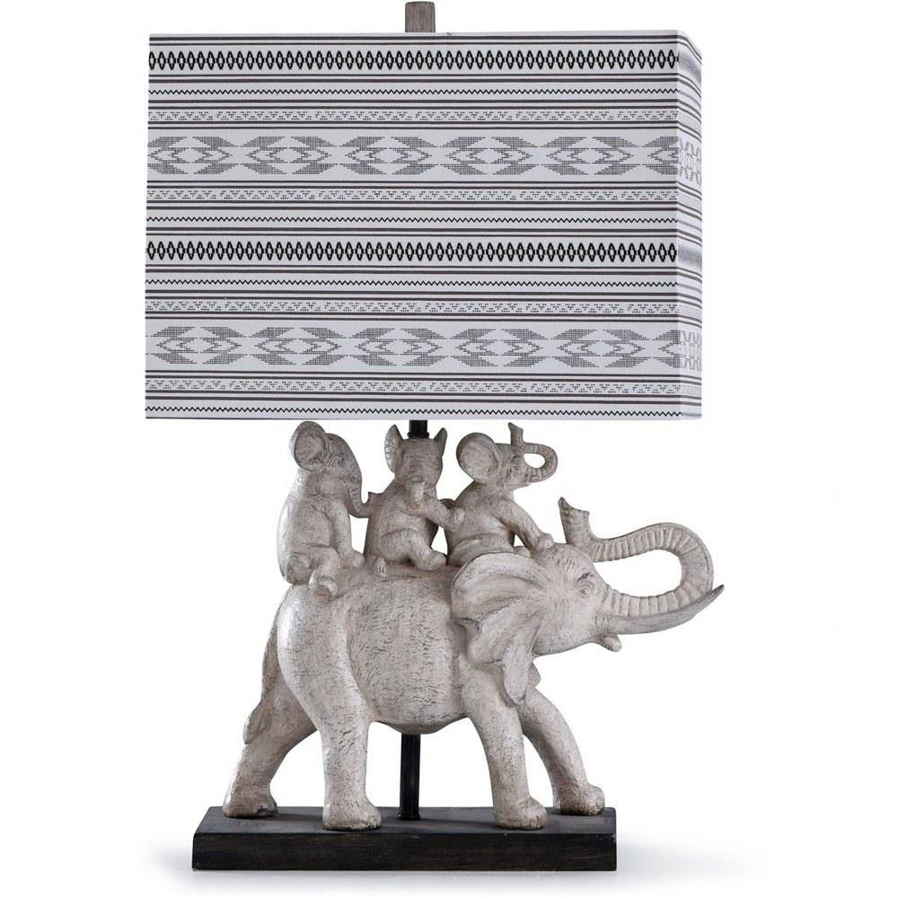 Dapple One Light Family Of Elephants Table Lamp by Stylecraft - L318784DS