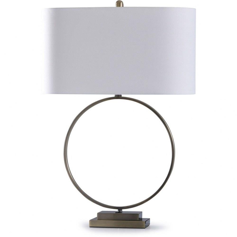 Beacon One Light Open Circular Table Lamp by Stylecraft - L318930DS