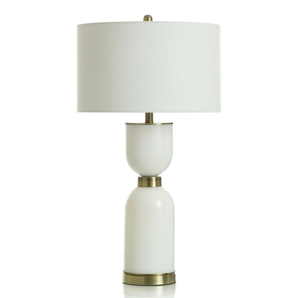 White Zin 1 Light Table Lamp In Modern Style 32 x 17 Inches by Stylecraft - L333260DS