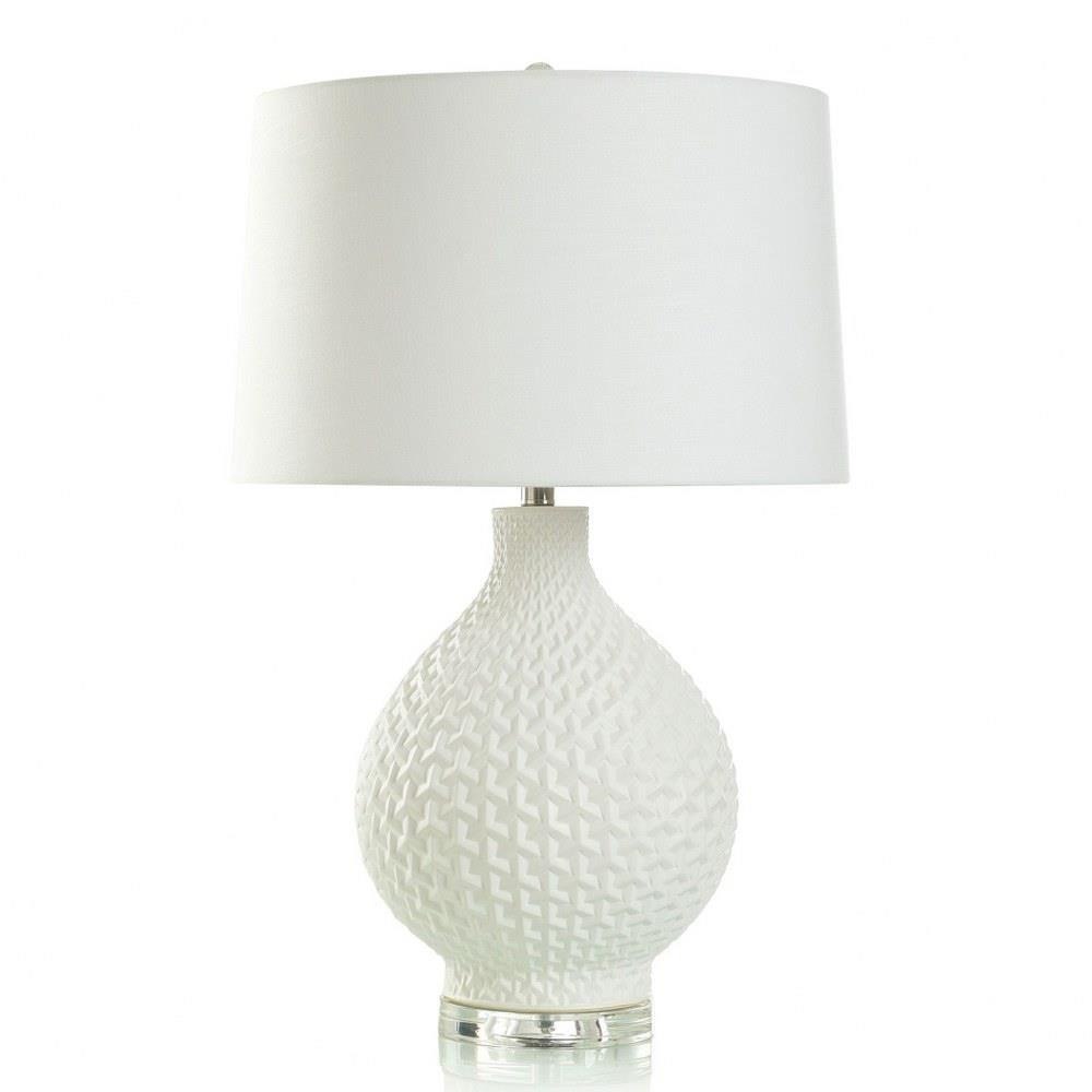 Matte Snow 1 Light Table Lamp In Minimalist Style 29.5 x 17 x Stylecraft - L333470DS