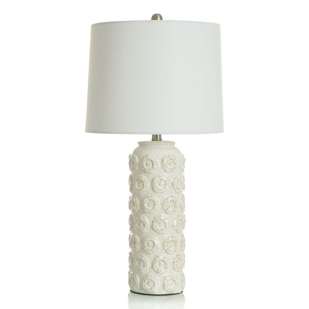 Flor Cream 1 Light Table Lamp 27.75 x 14 Inches by Stylecraft - L333501DS