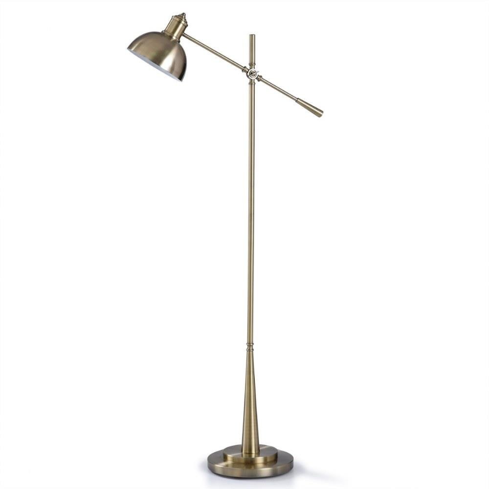 Steel 1 Light Floor Lamp by Stylecraft - L718539DS