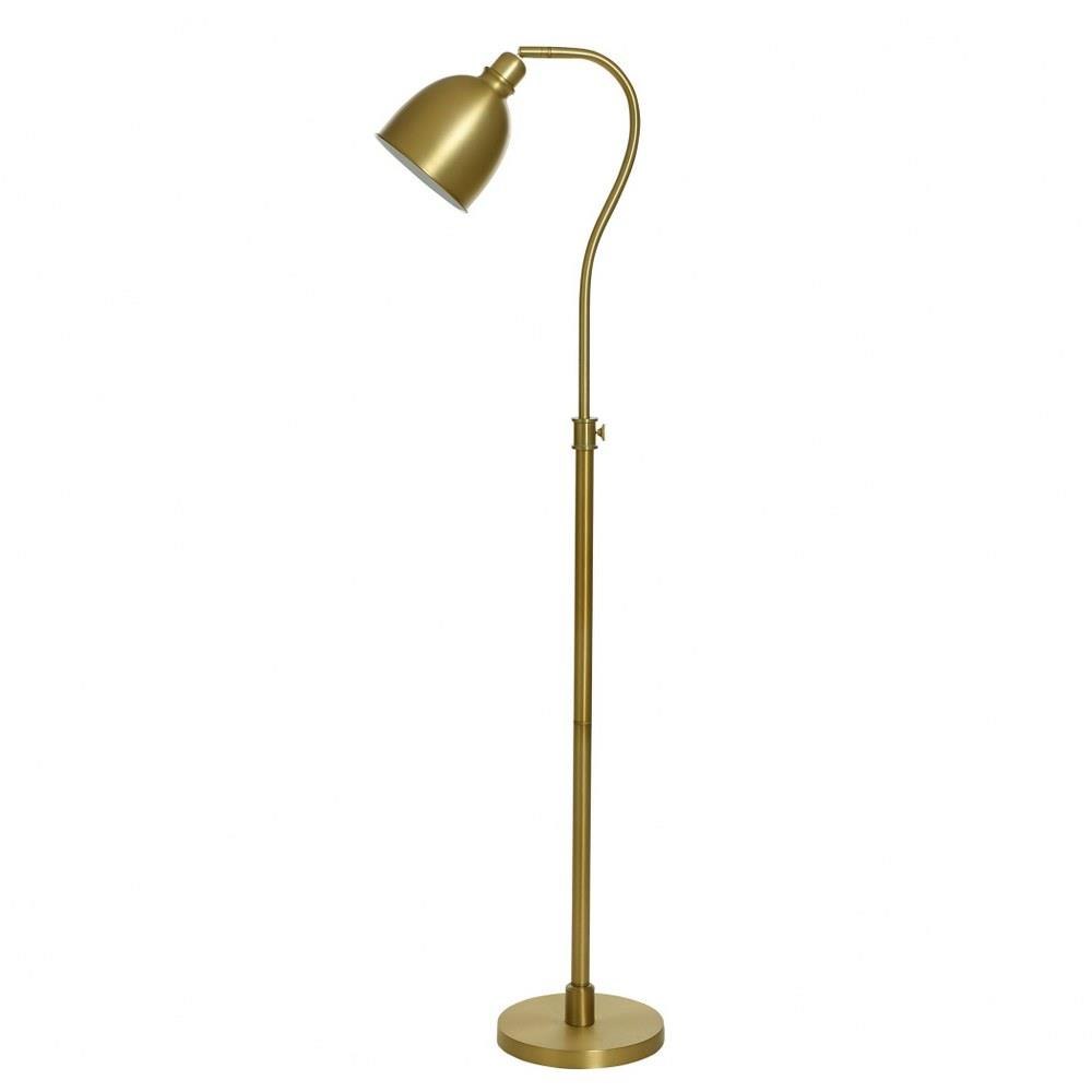 Satin 1 Light Floor Lamp 60.5 x 17.75 Inches by Stylecraft - L734014DS