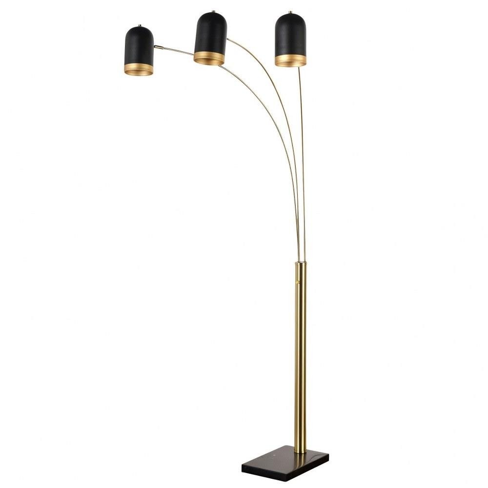 Rosalind 3 Light Floor Lamp Mid Century Modern Style 86.5 x 38 x Stylecraft - L74069DS