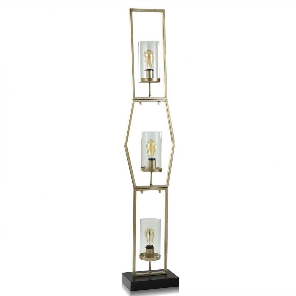 Laslo 3 Light Floor Lamp 65 x 11.75 Inches by Stylecraft - L74264DS