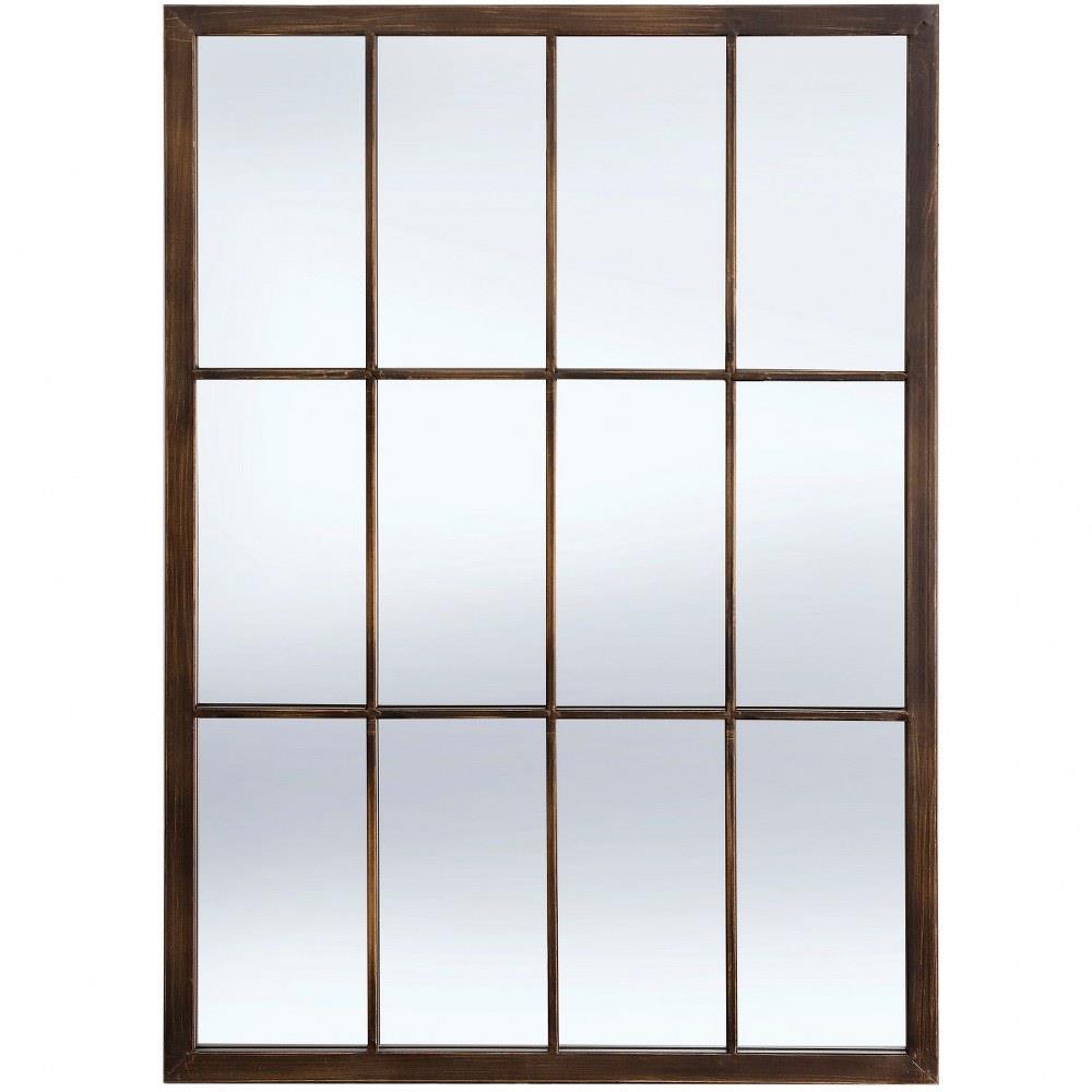 Bradley 27.75 Inch Window Pane Wall Mirror by Stylecraft - MI12783DS