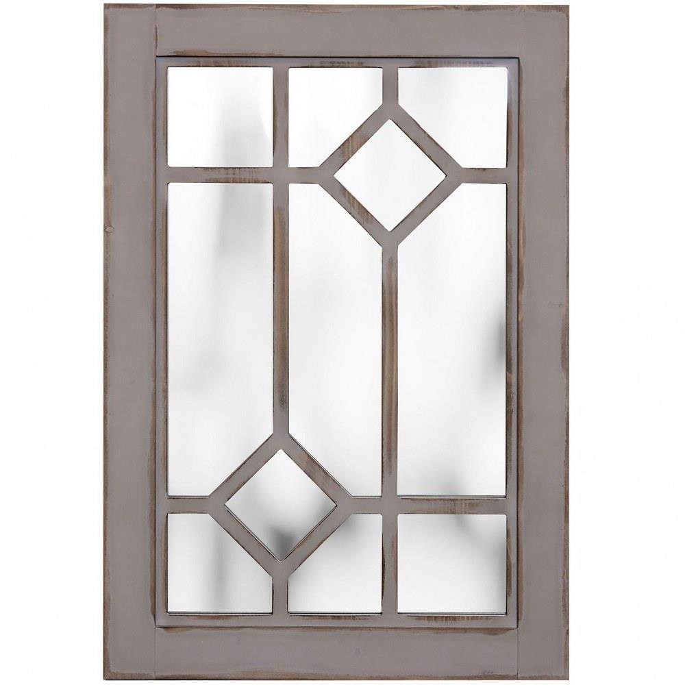 Wall Mirror In Farmhouse Style 32 Inch Tall and 2.4 Inch Wide by Stylecraft - MI12838DS