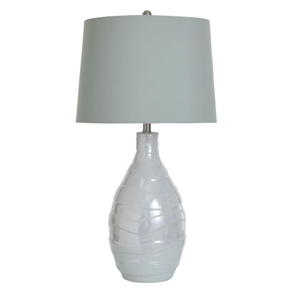 Pearlescent 1 Light Table Lamp 33 x 17 Inches by Stylecraft - NWL334771DS