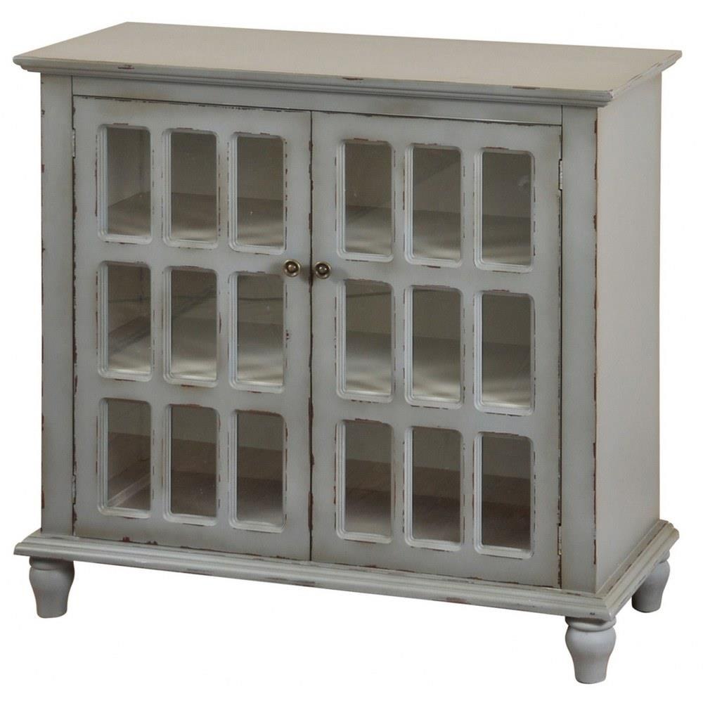 Bray Cabinet In Vintage Style 34 Inch Tall and 36 Inch Wide by Stylecraft - SF2247BWDS