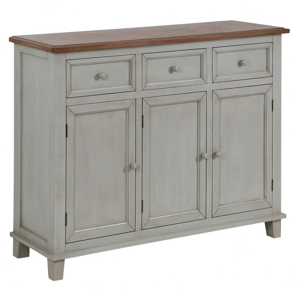 3 Drawer 3 Door Cabinet In Traditional Style-36 Inches Tall and 48 Inches Wide - SF26388DS