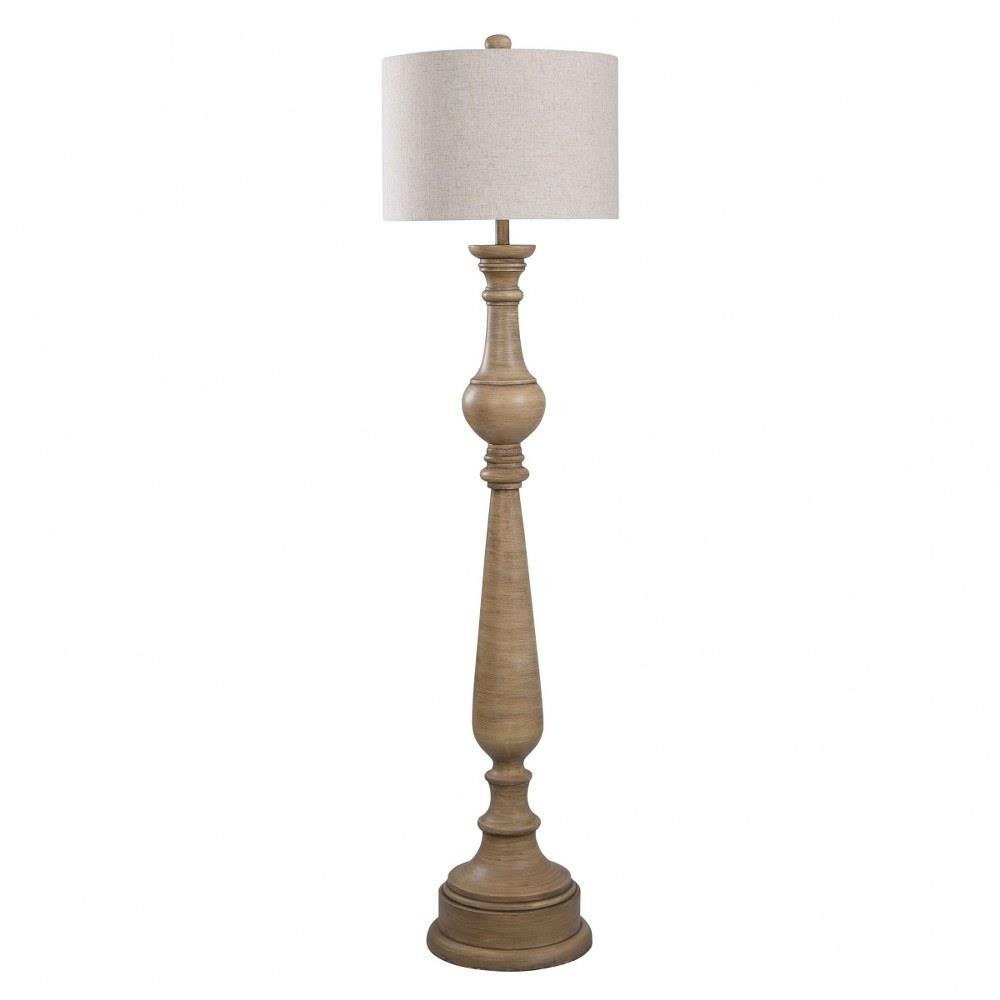 1 Light Floor Lamp In Farmhouse Style 66 x 17 Inches by Stylecraft - TL73924DS