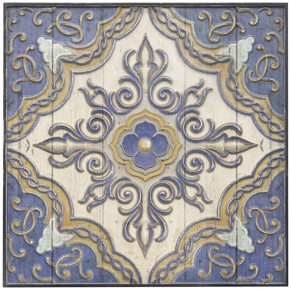 Mesmerizing I 24.25 Inch Wooden Mandala Wall Decor by Stylecraft - WI52533DS