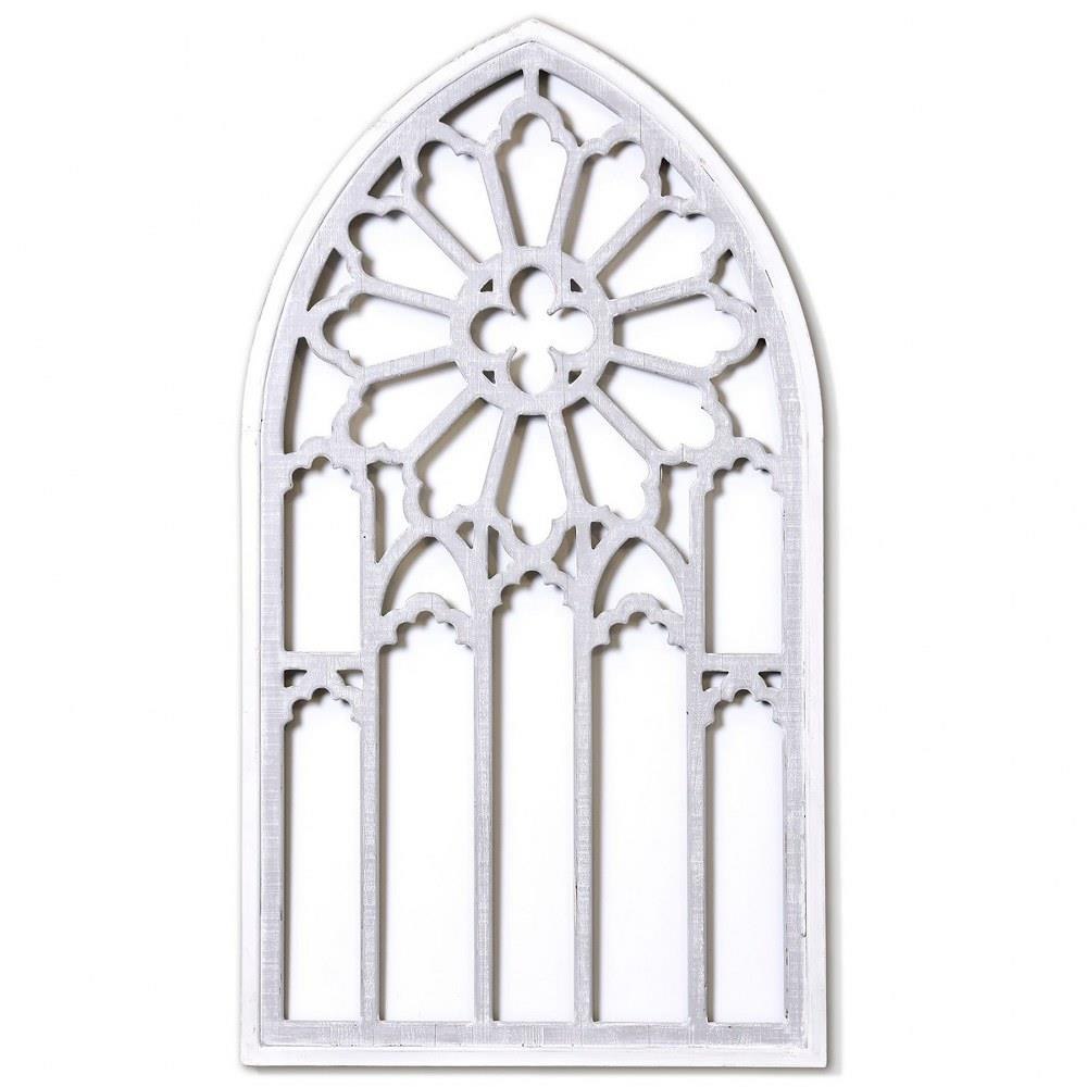 Cathedral Panel Framed Wall Art 45 Inch Tall and 1 Inch Wide by Stylecraft - WI52592DS