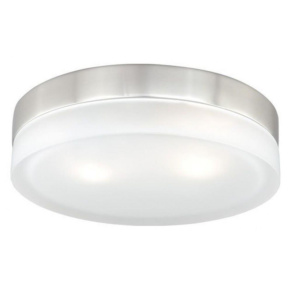 Loft 2 Light 4.75 Inch Wide Flush Mount by Vaxcel - CC56811SN