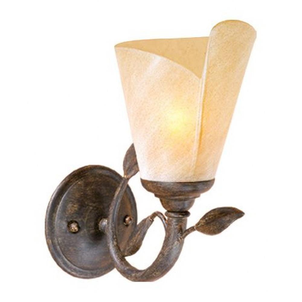 Capri 1 Light Vanity Light by Vaxcel - CP-VLU001BW