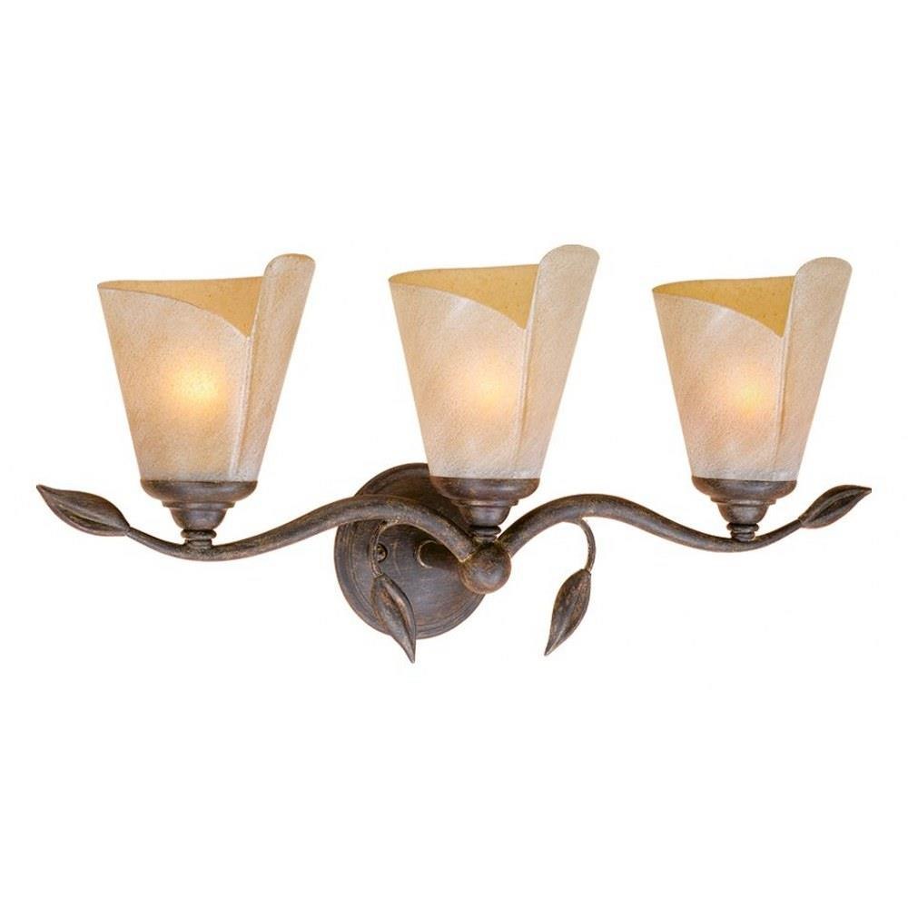 Capri 3 Light Vanity Light by Vaxcel - CP-VLU003BW