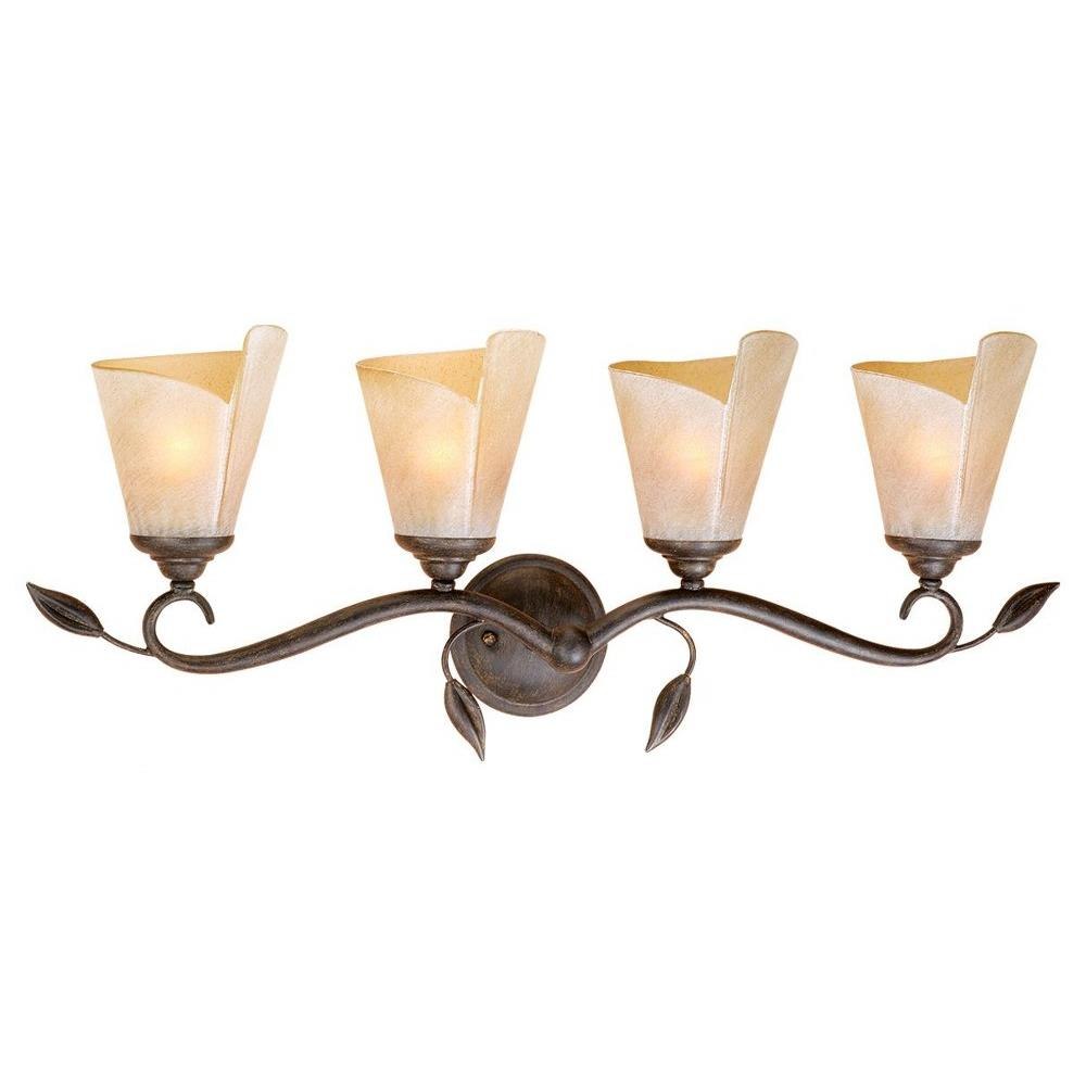 Capri 4 Light Vanity Light by Vaxcel - CP-VLU004BW