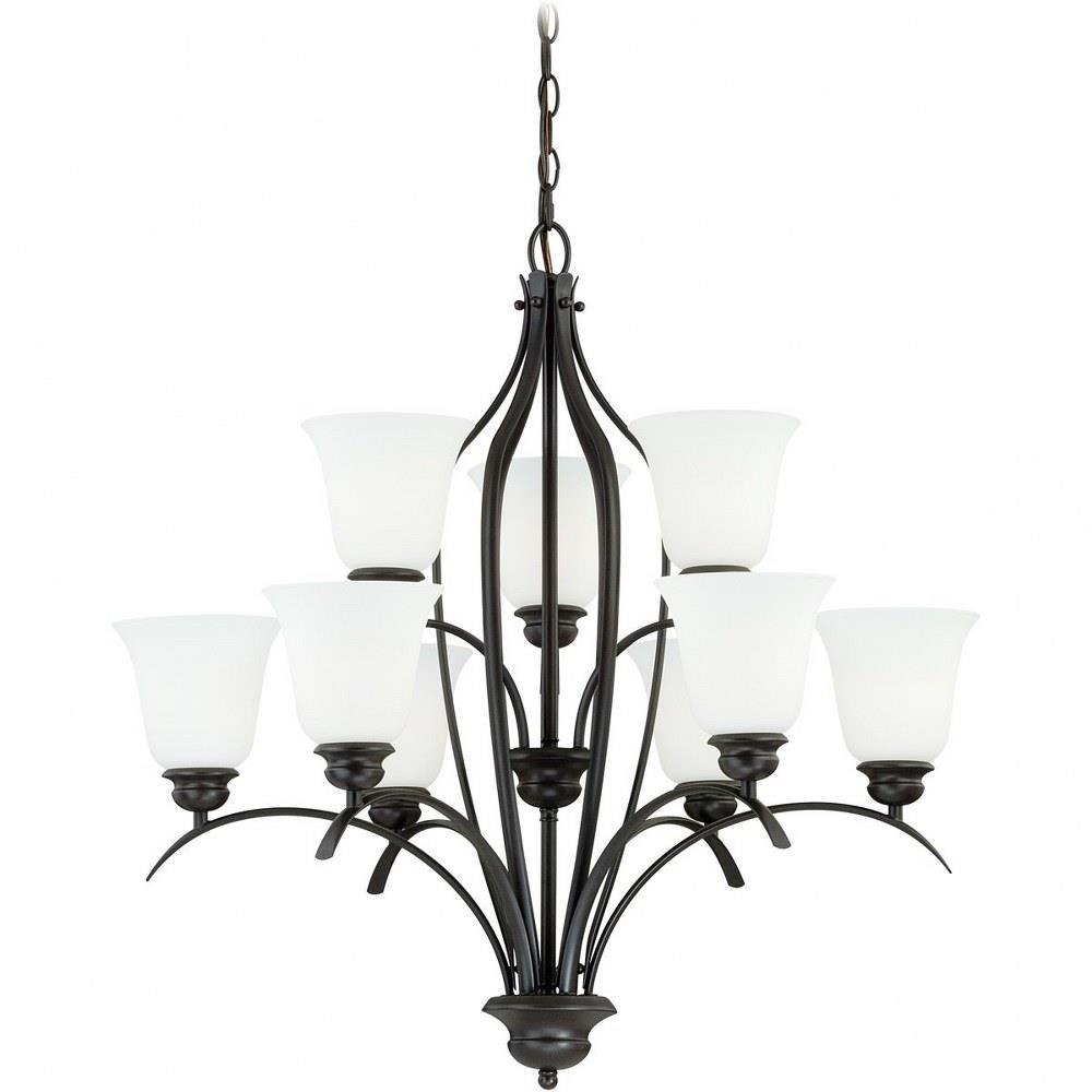Darby 9 Light Small Chandelier by Vaxcel - H0086