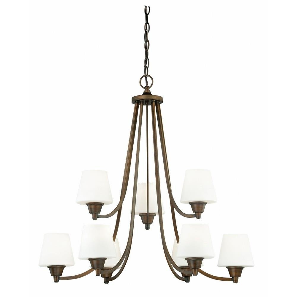 Calais 9 Light Mini Chandelier by Vaxcel - H0103
