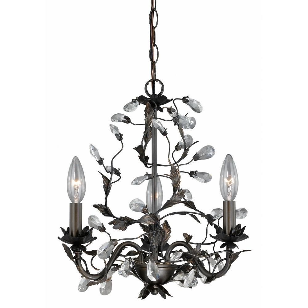 Trellis 3 Light Mini Chandelier by Vaxcel - H0149