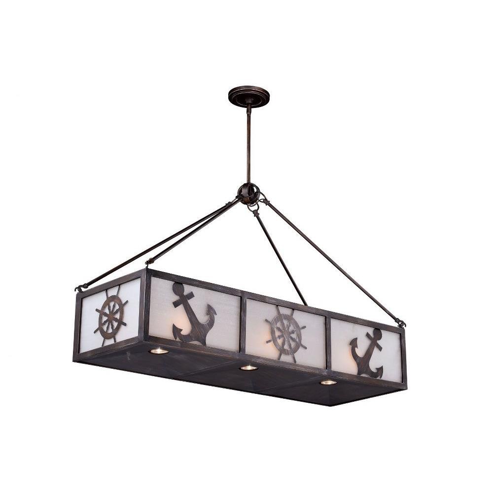 Nautique 6 Light Medium Linear Chandelier by Vaxcel - H0177