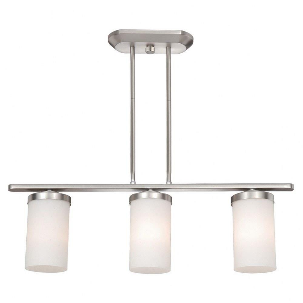 Oxford 3 Light Modern Linear Chandelier by Vaxcel - OX-CFD280BN