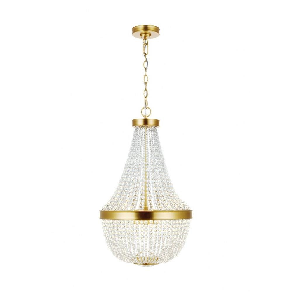 Summerhill 6 Light Small Chandelier by Visual Comfort Studio - cc1476bbs