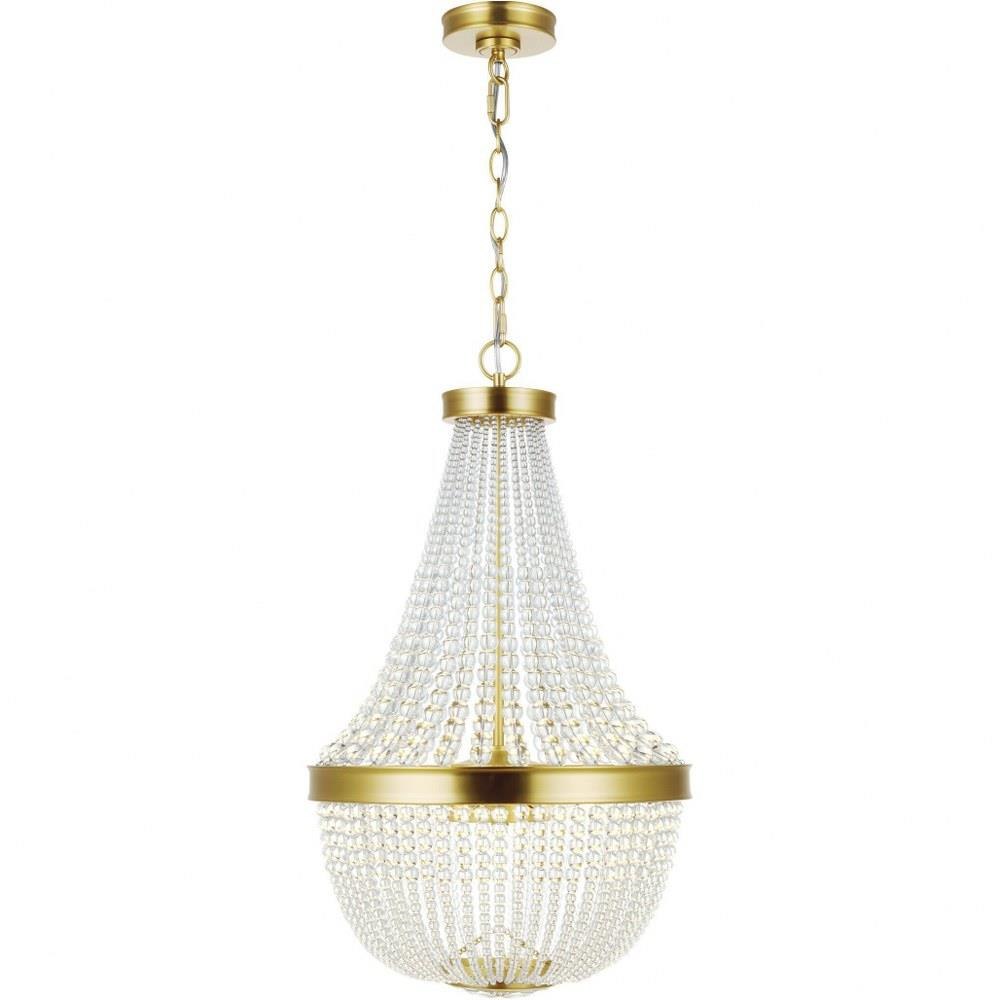 Summerhill 6 Light Small Chandelier by Visual Comfort Studio - cc1476bbs
