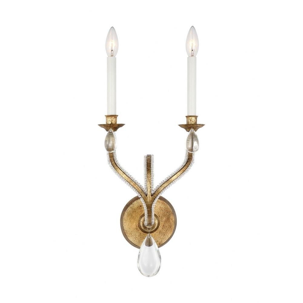 Kinsale 2 Light Wall Sconce by Visual Comfort Studio - cw1252adb