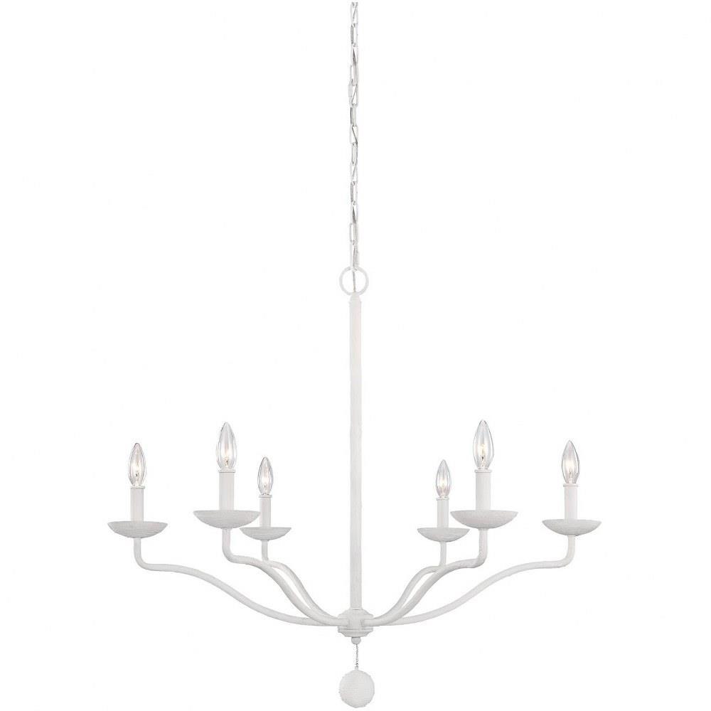 Annie 6 Light Large Chandelier by Visual Comfort Studio - F3130/6PSW