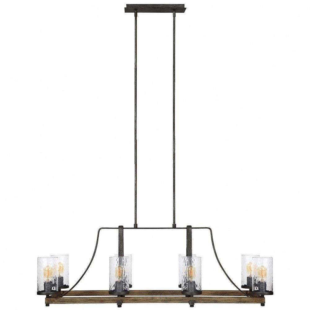 Angelo 8 Light Small Island Chandelier by Visual Comfort Studio - F3136/8DWK/SGM