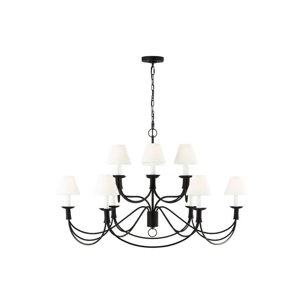 Sullivan 12 Light Oversized Chandelier by Visual Comfort Studio - lc12012ai