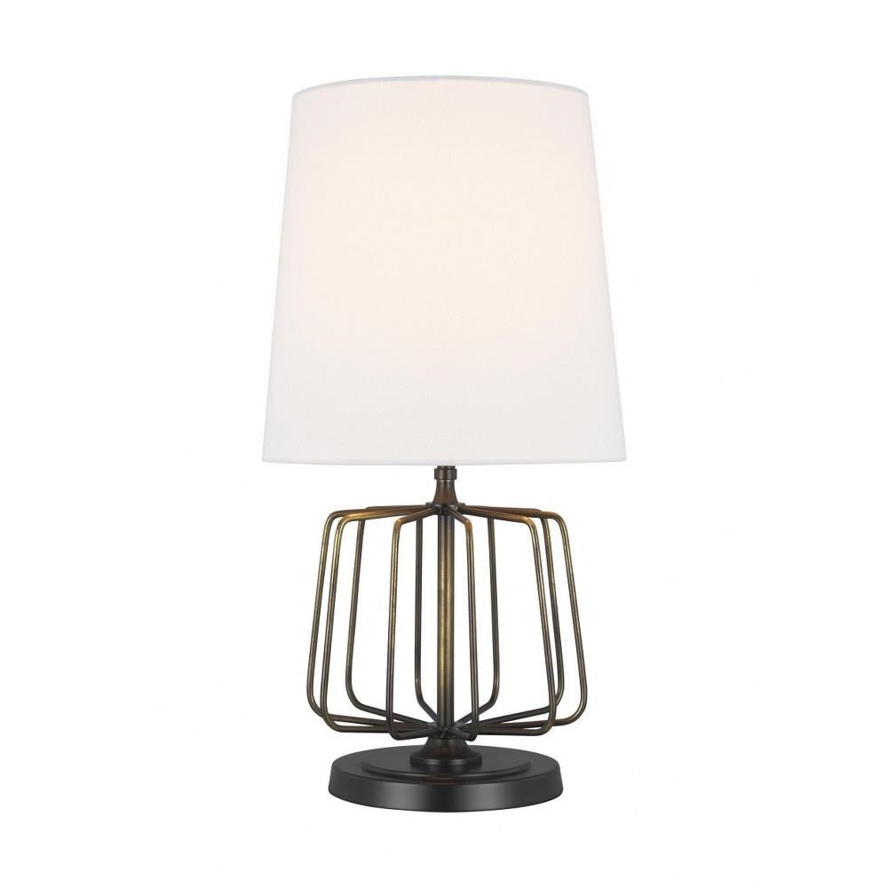 Milo 19.5 Inch 9.3W 1 Led Mini Table Lamp by Visual Comfort Studio - tt1121ab1
