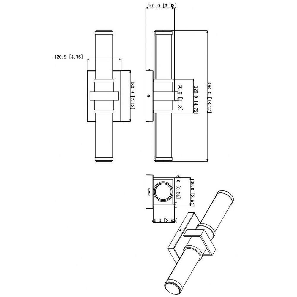 1019-18W-BN-LED