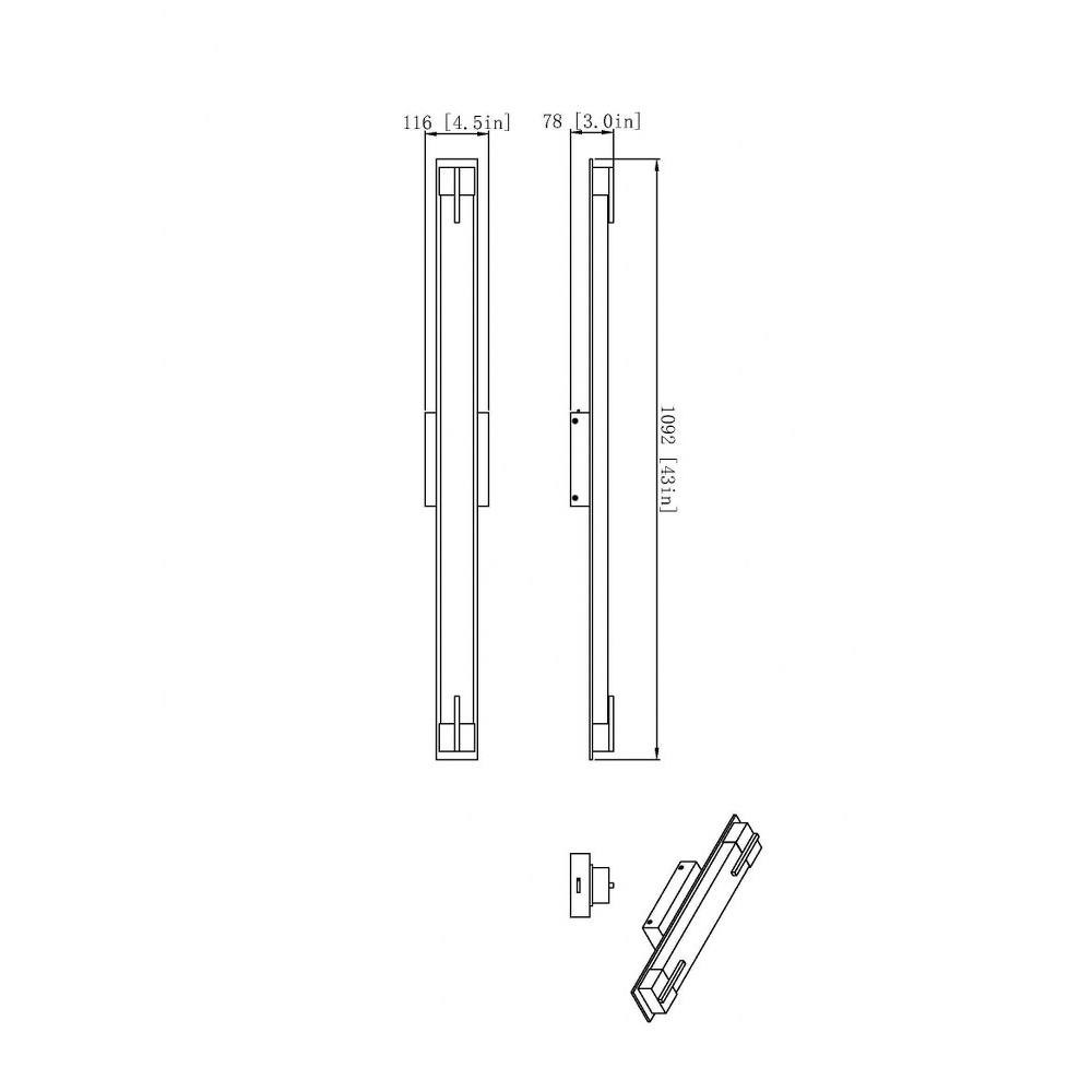 4100-43W-BN-LED