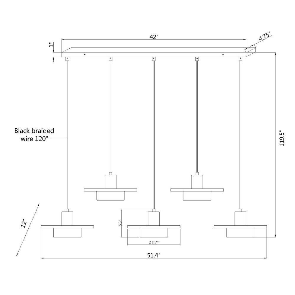 829P12-5L-BN-LED